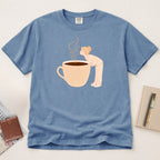 Wake Up and Smell the Coffee T-Shirt (Blonde)