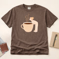 Wake Up and Smell the Coffee T-Shirt (Blonde)