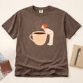 Wake Up and Smell the Coffee T-Shirt (Red)