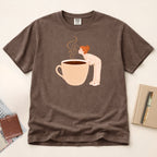 Wake Up and Smell the Coffee T-Shirt (Red)