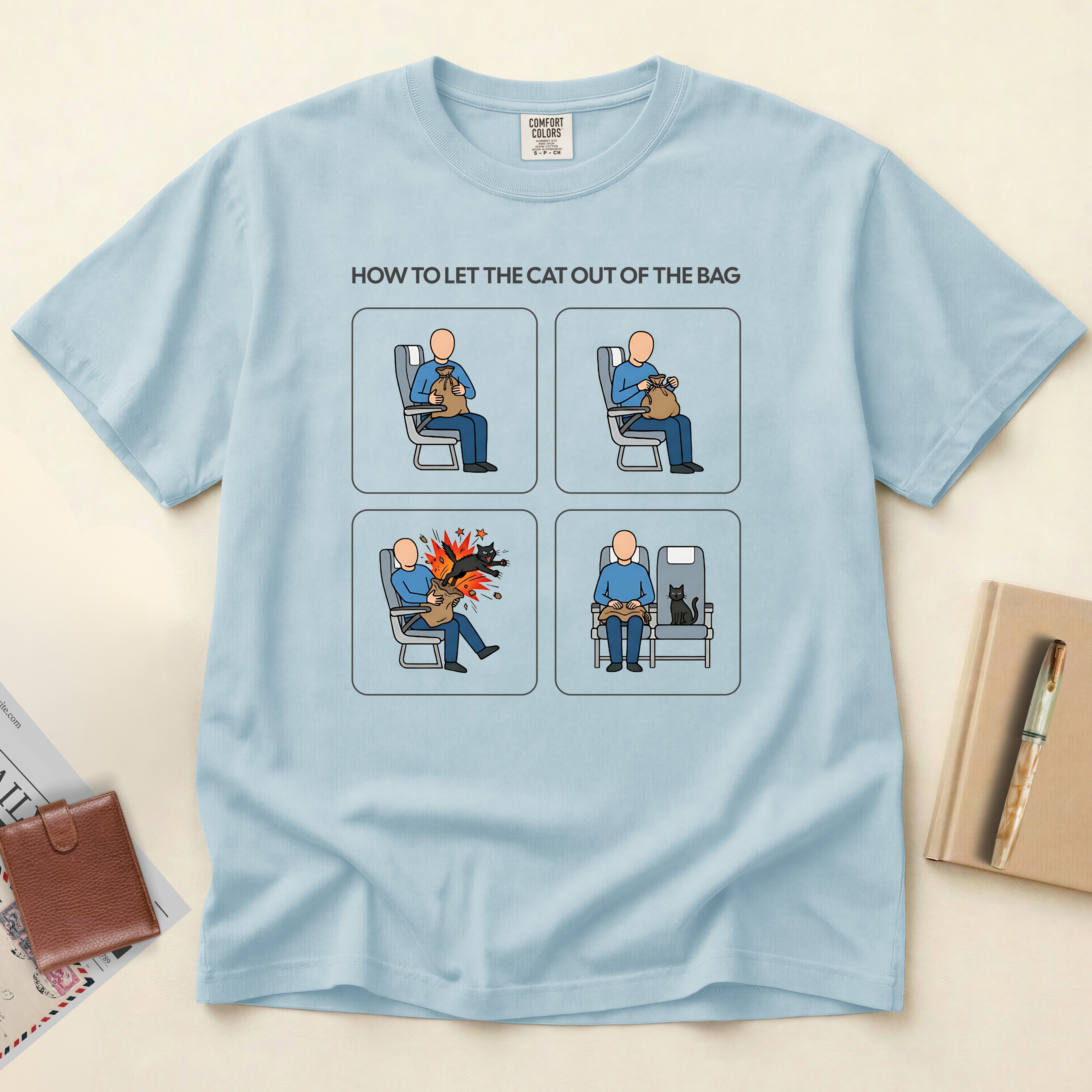 Cat Out of The Bag T-Shirt